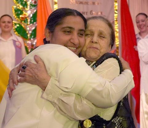 Диди Сантош и Галина Петровна Короткевич, народная артистка РФ, актриса Академического театра им. Комиссаржевской