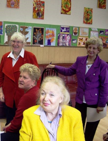 Участник встречи в отделении дневного пребывания Московского района Санкт-Петербурга